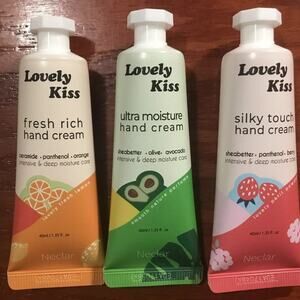 Lovely Kiss Hand cream - box of three lotions